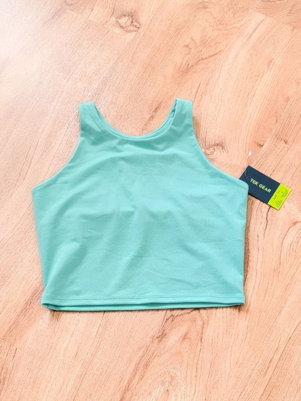 tek gear Mint Green Cropped Sports Tank Size 10/12 (L)